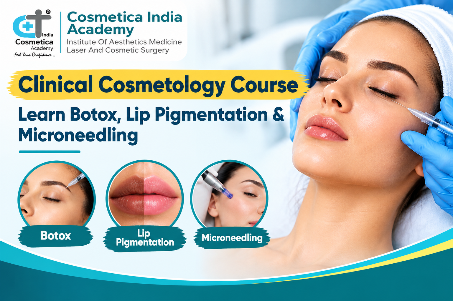 Clinical Cosmetology Course – Learn Botox, Lip Pigmentation & Microneedling