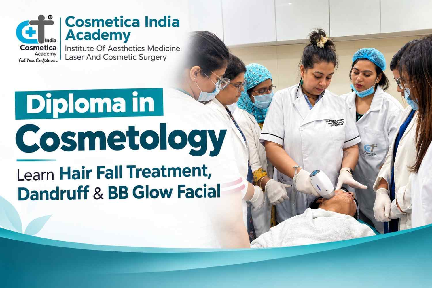 Diploma in Cosmetology – Learn Hair Fall Treatment, Dandruff & BB Glow Facial