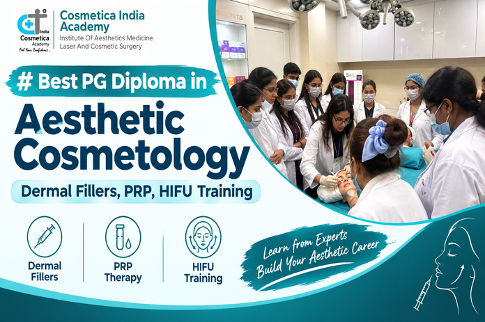 Best PG Diploma in Aesthetic Cosmetology – Dermal Fillers, PRP, HIFU Training